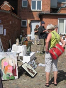 bil9stor Arkiv billede af Montmartre-dag